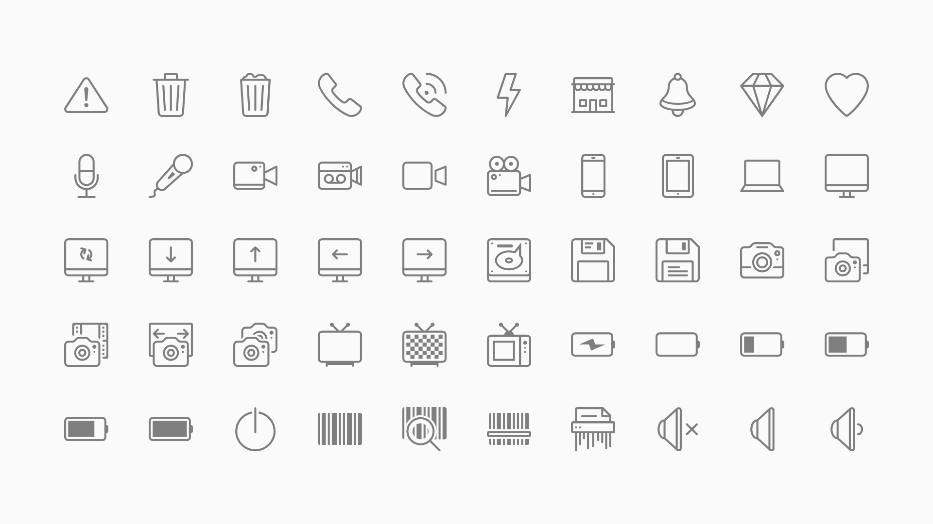 01-line Vector Icons slide 5